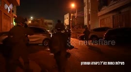 IDF and Shin Bet Conduct Extensive Counterterrorism Operations Across West Bank