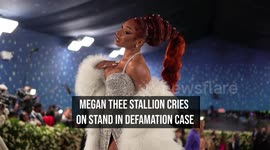Megan Thee Stallion cries on stand in defamation case