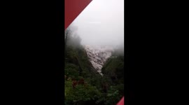 Dramatic amateur footage captures the sudden eruption of Mount Semeru in Lumajang, East Java, on 19 November 2025. The video shows thick ash clouds rising high into the sky as residents react to the unexpected explosive activity.