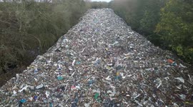 'Britain's biggest ever fly tip' contains waste 'from local councils and schools'