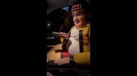 Dad Laughs Hysterically at Austin Powers Halloween Costume