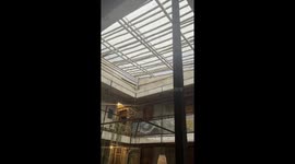 Typhoon Tino Rips Off Roof in El Nido, Philippines