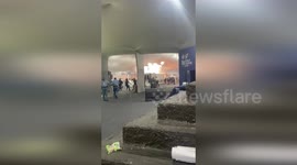 Brazil: Fire Erupts Inside COP30 Pavilion As Delegates Flee Chaos