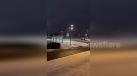 Iceland: Blinding Snow And Deep Darkness Cloak Reykjavík Morning