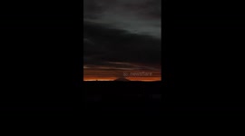 Stunning sunrise over Hood Canal in Hoodsport, Washington, USA