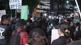 Japan: Japanese residents rally, urging PM to retract provocative remarks on China's Taiwan