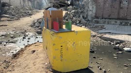 Dozens of Palestinian families flee as Israel extends Yellow Line in Gaza