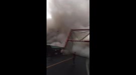 Spectators Flee as Indonesia Mount Semeru Sends Fast-Moving Lava Toward River Valley #3