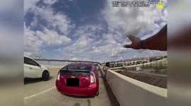 US: Deputy Saves Woman From Edge Of Katy Overpass