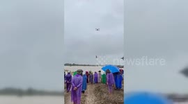 Vietnam: Drone Saves Man From Vietnam Floods