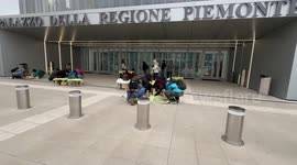 Italy: Climate Activist Drops 30 Tables To Protest Missed Climate Promises