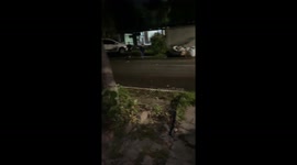 Water balloon game ends in unexpected hit in Ezeiza, Argentina