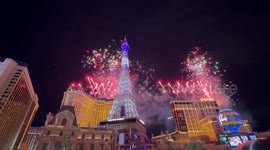 US: F1 Las Vegas Grand Prix Concludes with Fireworks After Street Race