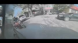 Chase after Tricycle Scratch