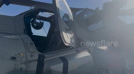 Russian Mi-28NM helicopter 'targets Ukrainian UAV control centre'