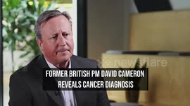 Former British PM David Cameron reveals cancer diagnosis