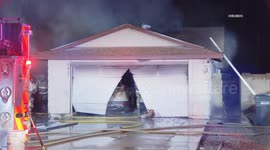 US, Phoenix: Phoenix Family Displaced Following House Fire