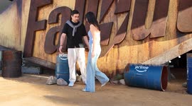 Nick Brown and Molly O'Halloran attend the Fallout Season Two Special Screening in Sydney, Australia