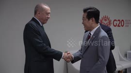 Turkish president meets MIKTA leaders in Johannesburg on sidelines of G20 Summit