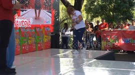 Christmas-themed dog costume parade held in San Salvador