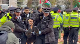 Protesters detained in London rally against ban on Palestine Action