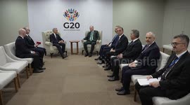 Turkish president holds talks with Canadian prime minister on sidelines of G20 summit in South Africa