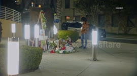 US, Los Angeles: Burbank Memorial Grows After Burbank Police K-9 Killed In Line Of Duty