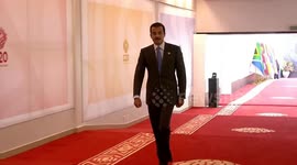 Qatar’s emir attends G20 summit welcome ceremony in Johannesburg