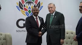 Turkish president meets Ethiopian premier on sidelines of G20 summit in Johannesburg