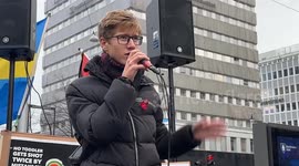 Protesters rally in Swedish capital over Israel’s actions in Gaza