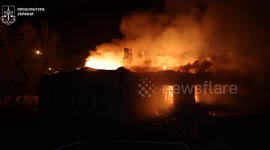 Russian drone attack in Kharkiv causes destruction, fire, says Ukraine (2)