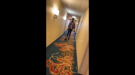 Girl's Knees Give Out Striking a Pose