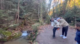 Swing slip accident at Pavliani Recreation Park in Pavliani, Greece