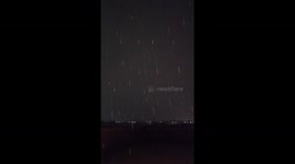 Intense snowfall blankets Colorado Springs in USA