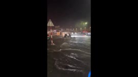 Nighttime Flash Floods Swamp National Highway 51 as Heavy Rains Batter Dong Nai