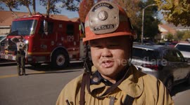 US, Los Angeles: Santa Clarita Rescuers Working Underground To Free Dog Reportedly Trapped In Drain With Sound On Tape Part 2