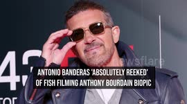 Antonio Banderas 'absolutely reeked' of fish filming Anthony Bourdain biopic