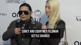 Corey and Courtney Feldman settle divorce