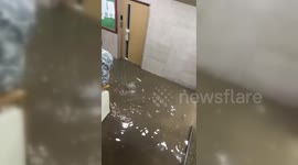 Lebanon: Beirut’s Ministry of Labor Flooded Amid Heavy Rain