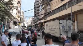 Lebanon: Recovery work continues after Israeli airstrike in Beirut