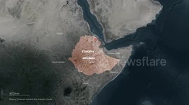 MOTION GRAPHICS - Ethiopia’s Hayli Gubbi volcano erupts for first time in 12,000 years