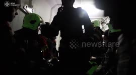 Russian drone strike targets emergency responders in Sumy, Ukraine says