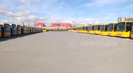 Bus services suspended over unpaid dues in Kosovo's capital