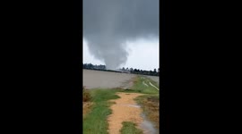 Tornado rips through wooden homes in southern Thailand