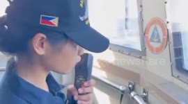 Philippines Coast Guard shadows Chinese vessels at disputed reef