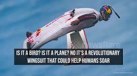 Is it a bird? Is it a plane? No it's a revolutionary wingsuit that could help humans soar