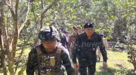 Soldiers seize 800,000 meth pills hidden in fruit orchard