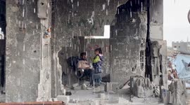 Damaged UNRWA Clinic Jabalia Camp Gaza