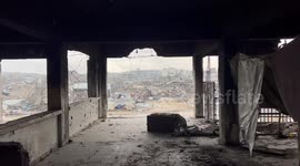 Damaged UNRWA Clinic Jabalia Camp Gaza