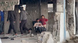 Damaged UNRWA Clinic Jabalia Camp Gaza